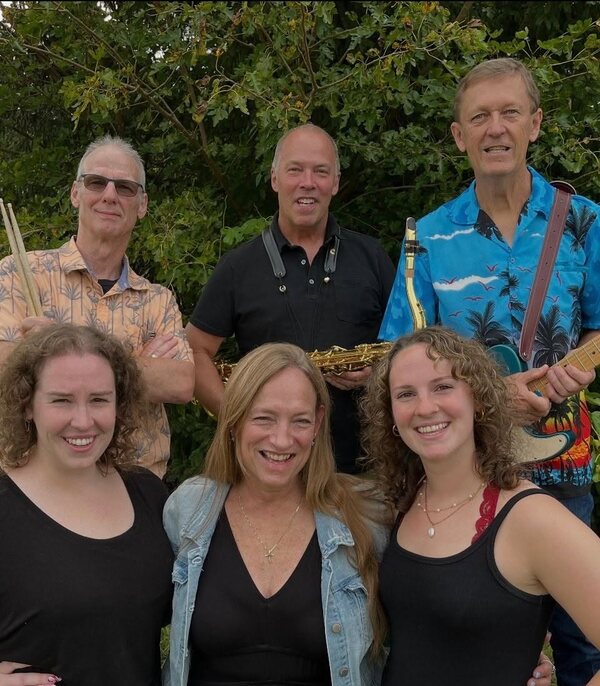 The six members of the Glorious Day Band